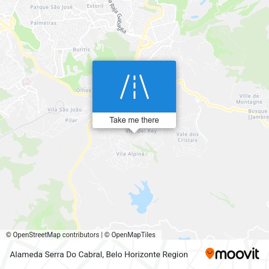 Alameda Serra Do Cabral map