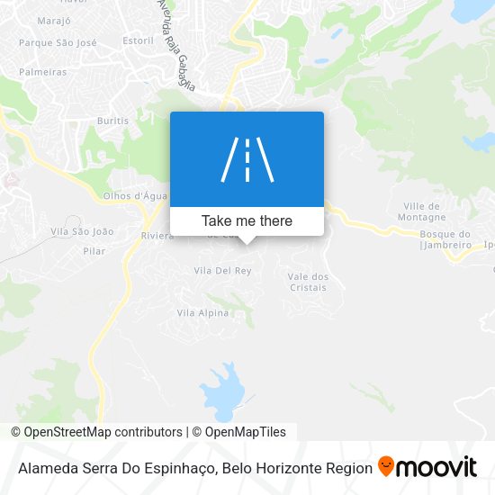 Alameda Serra Do Espinhaço map