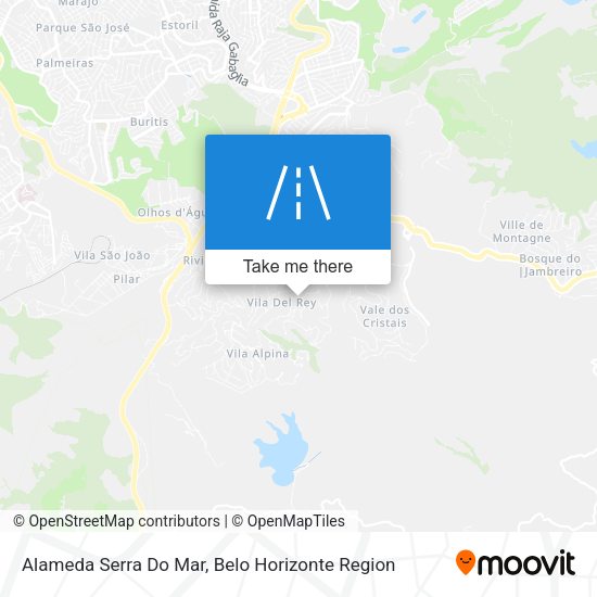 Alameda Serra Do Mar map