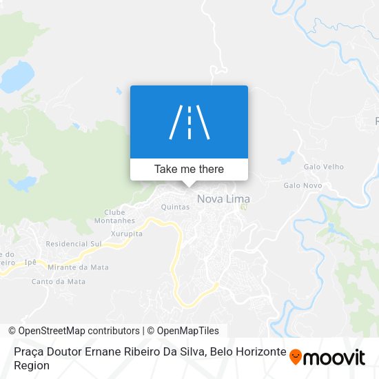 Praça Doutor Ernane Ribeiro Da Silva map