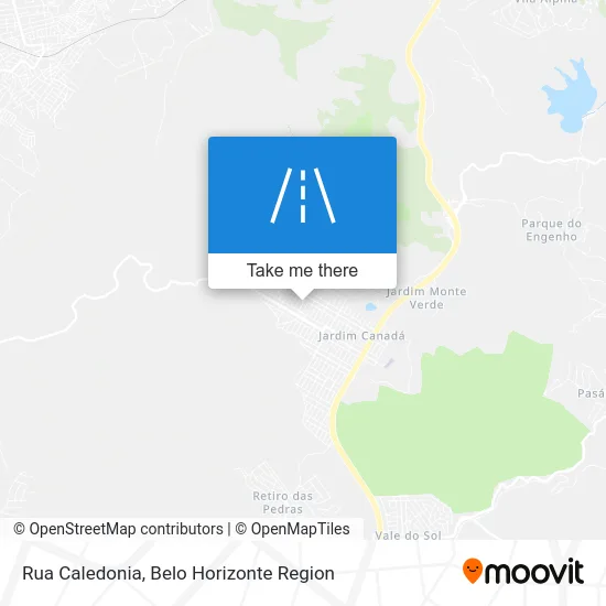 Rua Caledonia map