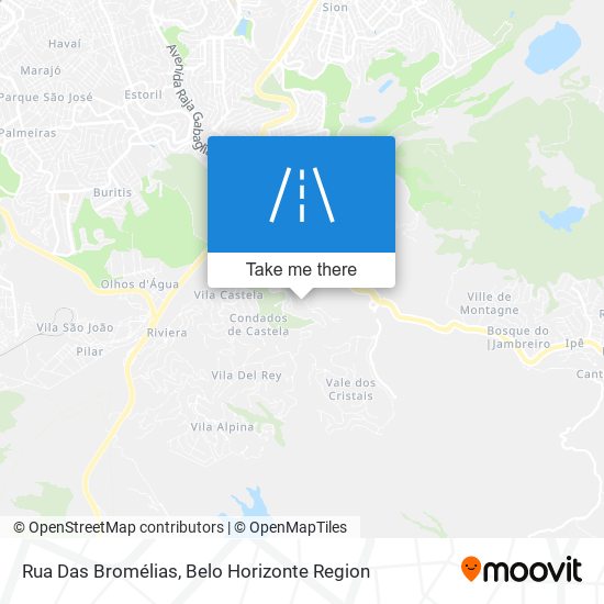 Rua Das Bromélias map