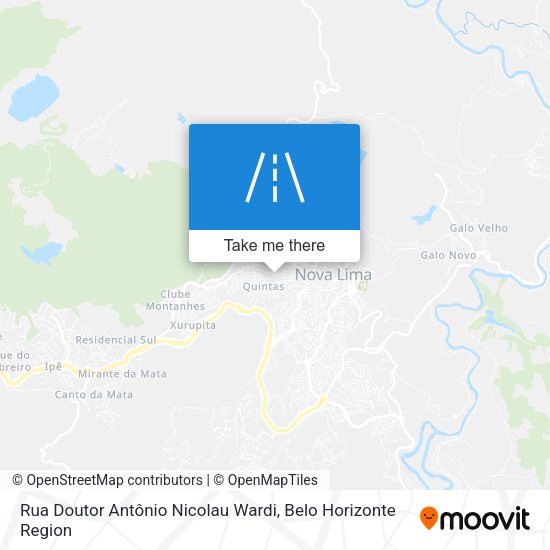 Rua Doutor Antônio Nicolau Wardi map