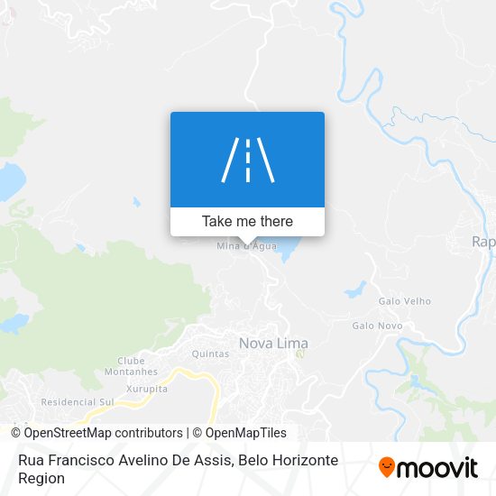 Rua Francisco Avelino De Assis map