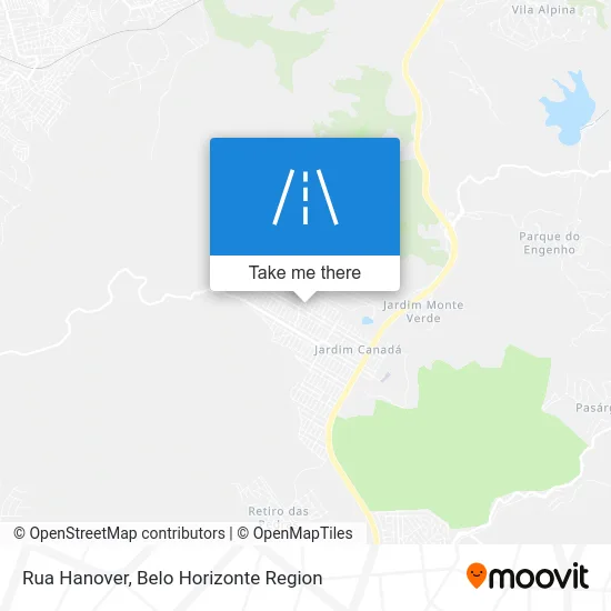 Rua Hanover map
