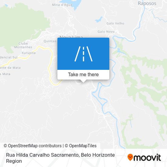 Rua Hilda Carvalho Sacramento map