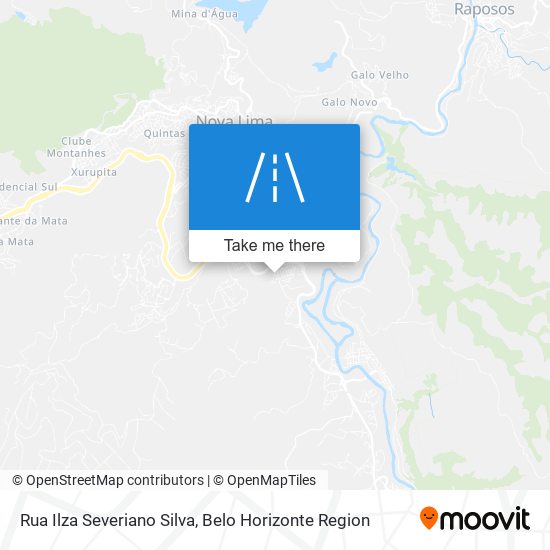 Rua Ilza Severiano Silva map