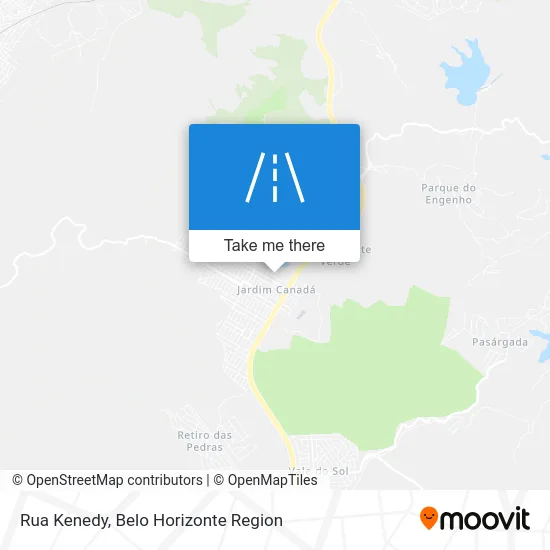 Rua Kenedy map