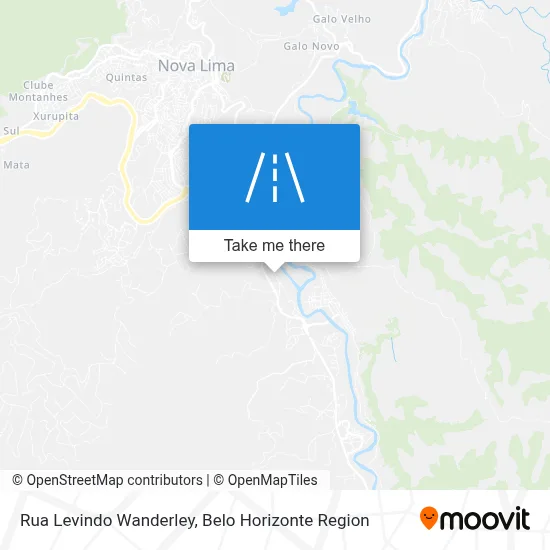 Rua Levindo Wanderley map