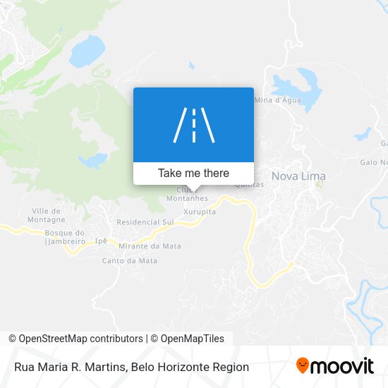 Rua Maria R. Martins map