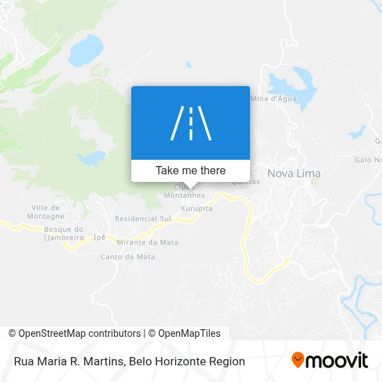 Rua Maria R. Martins map