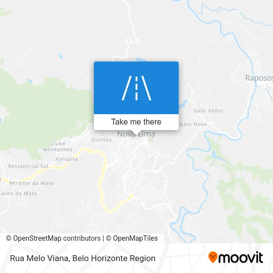Rua Melo Viana map