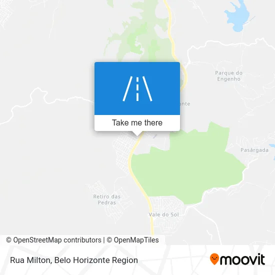 Rua Milton map