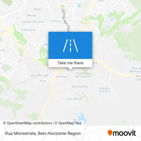 Rua Monserrate map