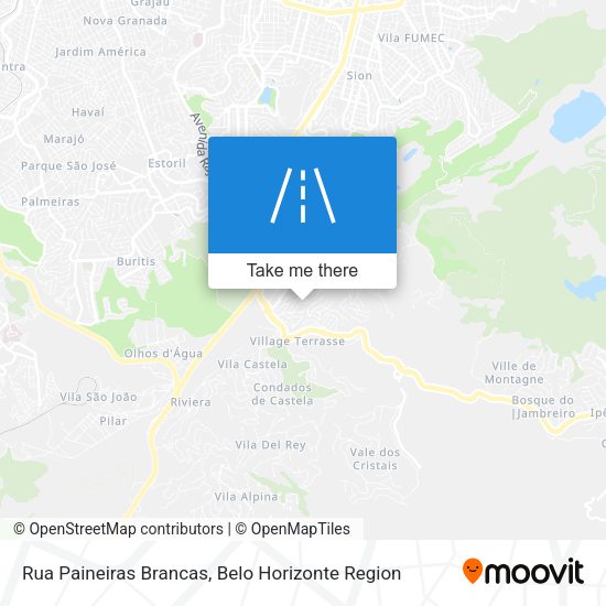 Rua Paineiras Brancas map
