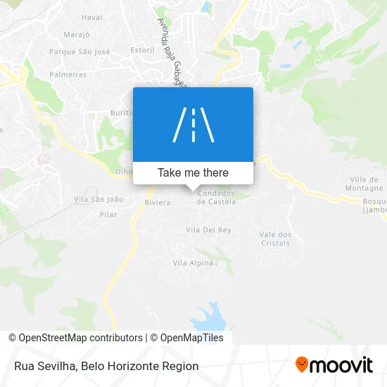 Rua Sevilha map