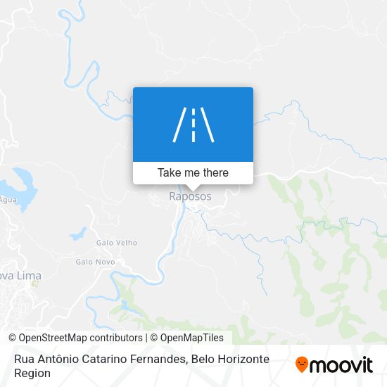 Rua Antônio Catarino Fernandes map