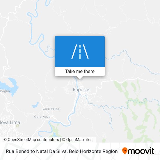 Rua Benedito Natal Da Silva map