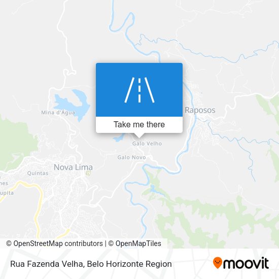 Rua Fazenda Velha map