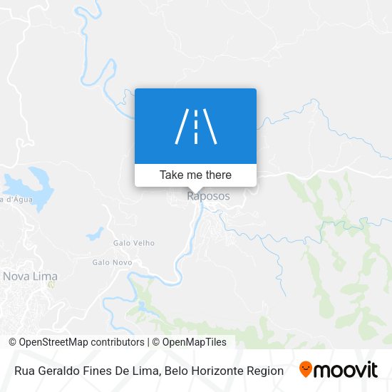 Rua Geraldo Fines De Lima map