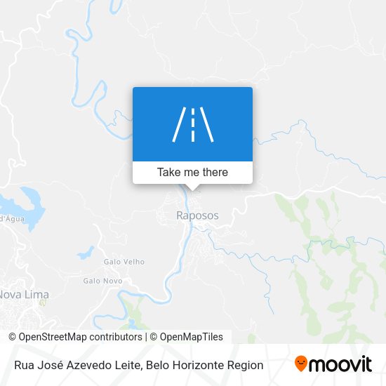 Rua José Azevedo Leite map