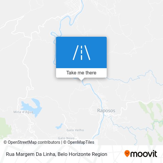 Rua Margem Da Linha map
