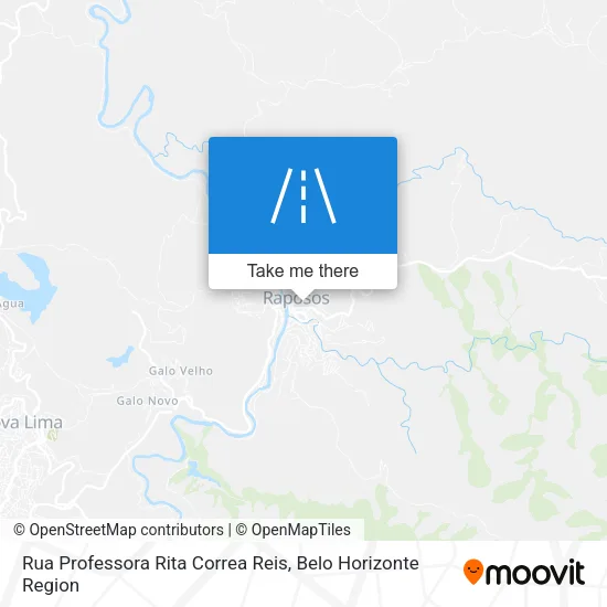 Rua Professora Rita Correa Reis map
