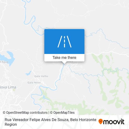 Rua Vereador Felipe Alves De Souza map