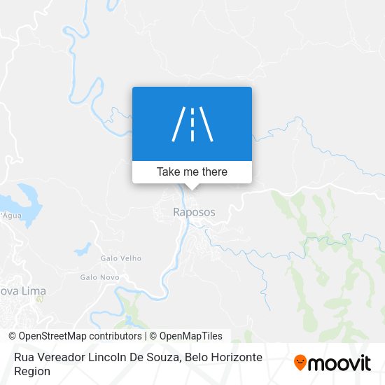 Rua Vereador Lincoln De Souza map
