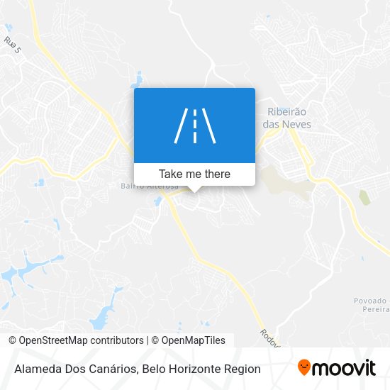 Alameda Dos Canários map