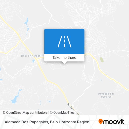 Alameda Dos Papagaios map