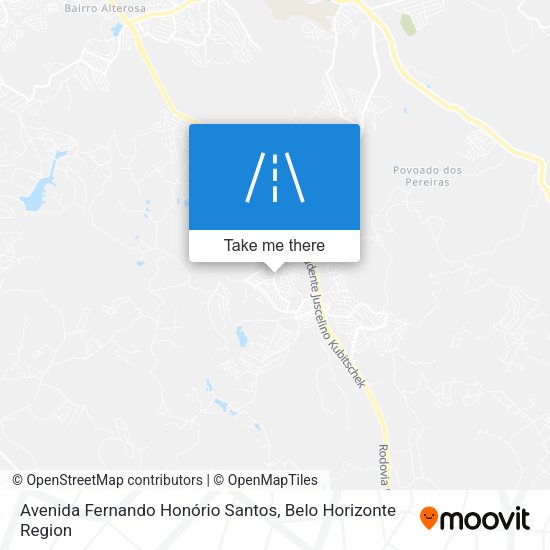 Avenida Fernando Honório Santos map