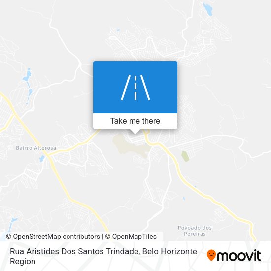Rua Aristides Dos Santos Trindade map
