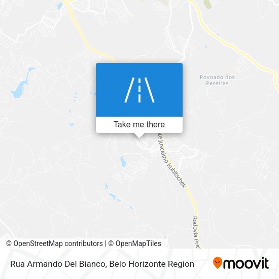 Rua Armando Del Bianco map
