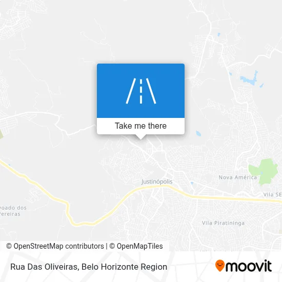 Rua Das Oliveiras map