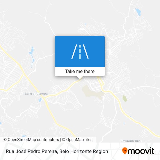 Rua José Pedro Pereira map