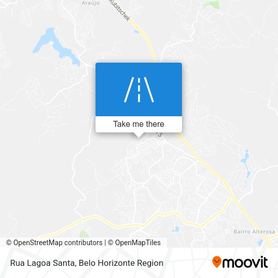 Rua Lagoa Santa map