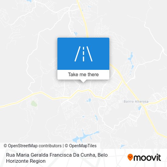 Rua Maria Geralda Francisca Da Cunha map