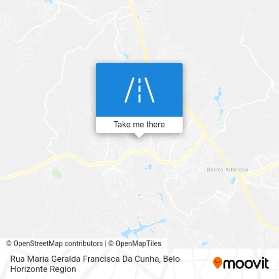 Rua Maria Geralda Francisca Da Cunha map