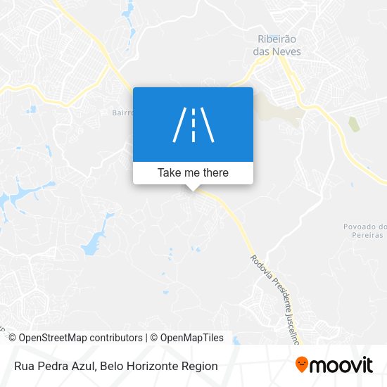 Rua Pedra Azul map