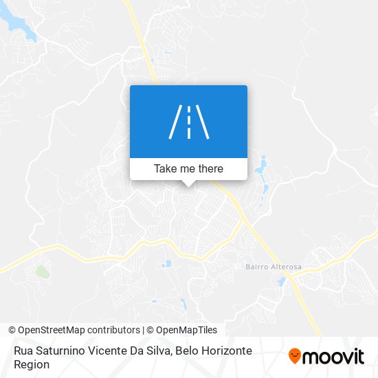 Mapa Rua Saturnino Vicente Da Silva