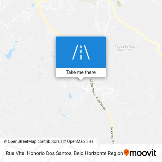 Rua Vital Honório Dos Santos map