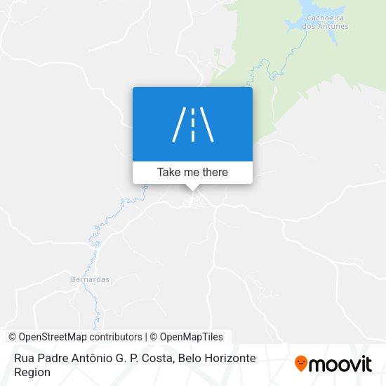 Rua Padre Antônio G. P. Costa map