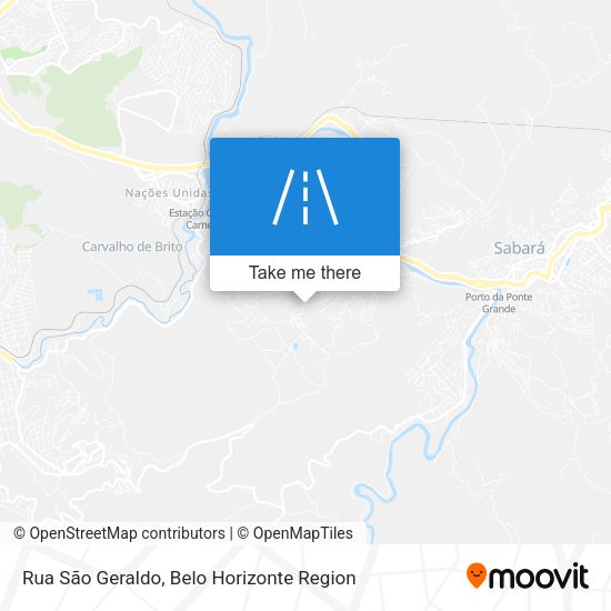 Rua São Geraldo map