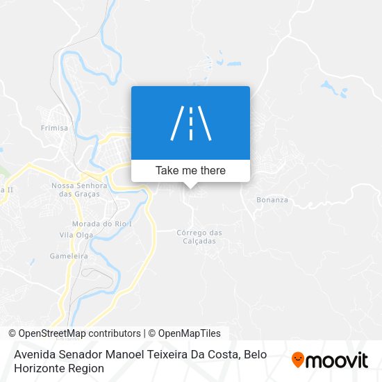 Avenida Senador Manoel Teixeira Da Costa map
