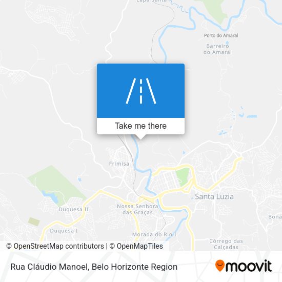 Rua Cláudio Manoel map