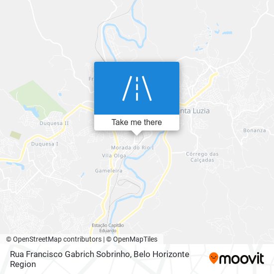 Rua Francisco Gabrich Sobrinho map