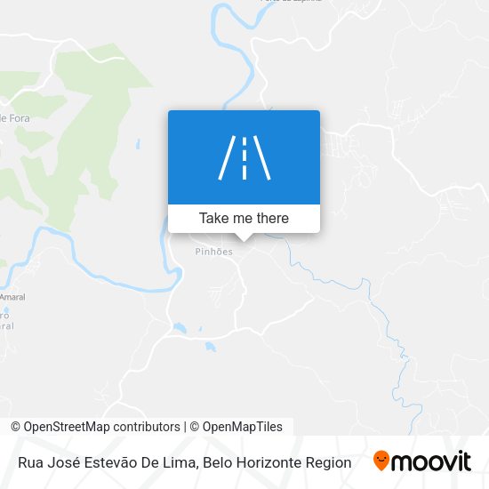 Rua José Estevão De Lima map