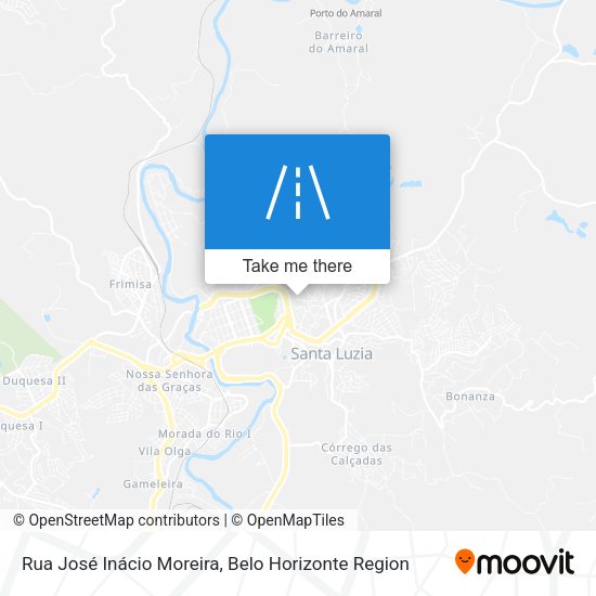 Rua José Inácio Moreira map