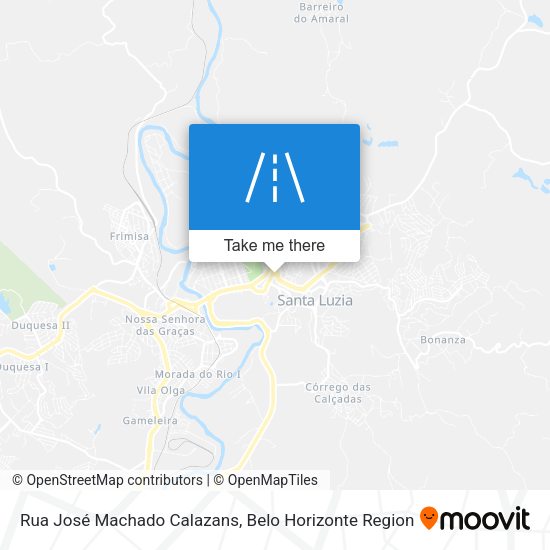 Rua José Machado Calazans map